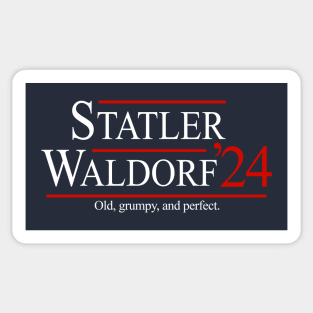 Statler & Waldorf 2024 - Old, grumpy, and perfect. Sticker